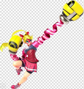ARMS: Lola Pop Printing Ribbon Nintendo Switch, arm transparent background PNG clipart