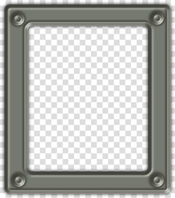 Army Wife Digital Scrap Kit, rectangular grey frame art transparent background PNG clipart
