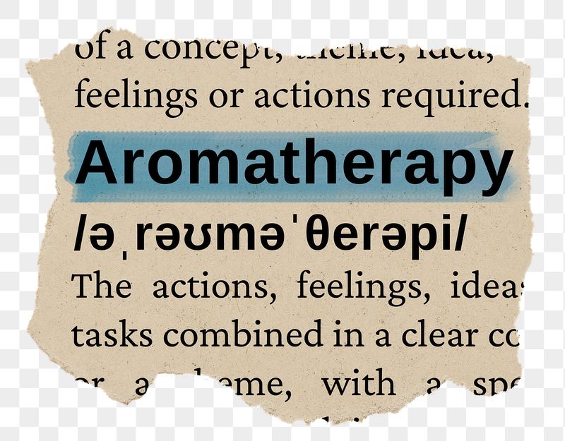 Aromatherapy png word sticker, torn | Free PNG - rawpixel