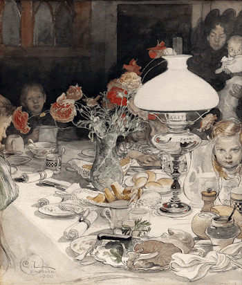 Around the Evening Lamp (1900) | Free Photo - rawpixel