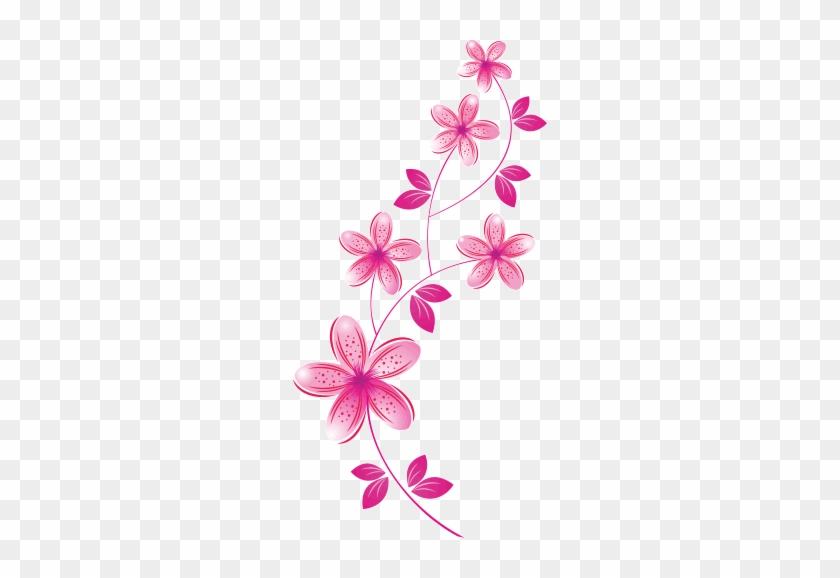Arranjo De Flor Rosa - Florecitas Para Decorar Tarjetas