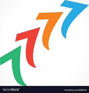 Arrow abstract colourfull logo vector image