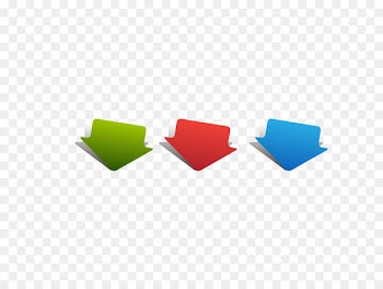 Arrow Adobe Illustrator - Anaglyph down arrow 