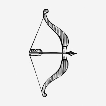Arrow, bow drawing, vintage archery | Free Photo - rawpixel