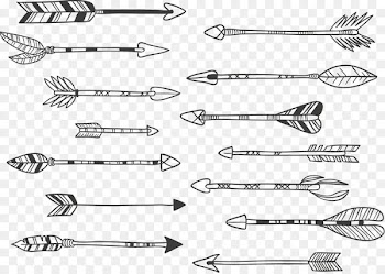 Arrow Calligraphy Drawing Clip art - Gray arrow vector 
