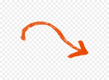 Arrow Chalk - Orange chalk arrow 