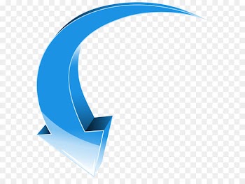 Arrow Clip art - Arrow Blue Down Transparent PNG Clip Art Image 