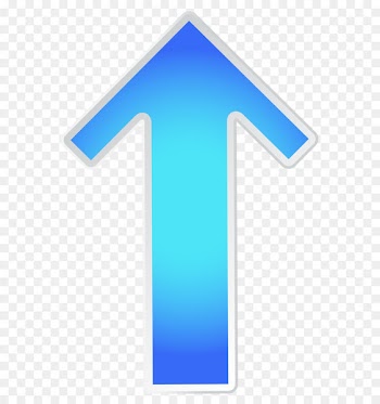 Arrow Clip art - Arrow Up Blue Transparent PNG Clip Art Image 
