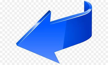 Arrow Clip art - Blue Arrow Left Transparent PNG Clip Art Image 