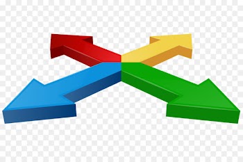 Arrow Clip art - Flat 360 degree arrows 
