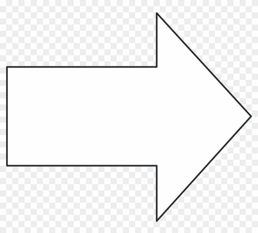Arrow Clipart Black Background - White Arrow Right Png