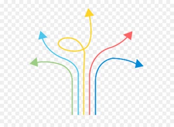 Arrow - Colored arrows buckle creative enterprise ppt Free 