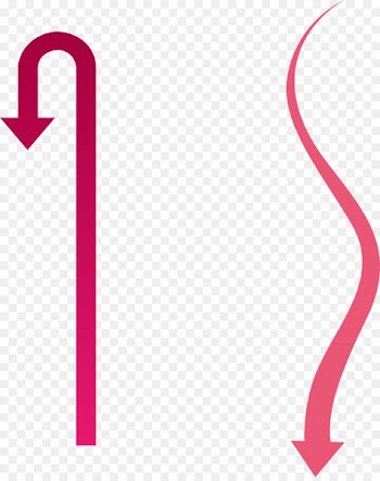 Arrow Computer file - Falling arrow 