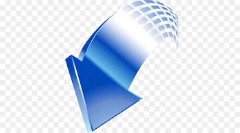 Arrow Computer Icons Three-dimensional space Clip art - Blue Down Arrow Png 