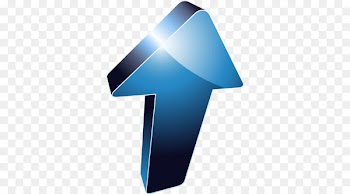 Arrow Computer Icons Website - Blue Up Arrow Png 