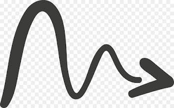 Arrow Cursor Drawing Diagram - Fluctuating bending arrow diagram 