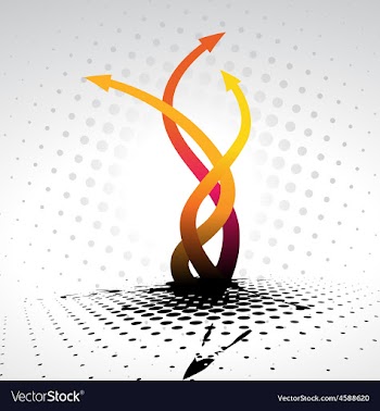 Arrow design vector image