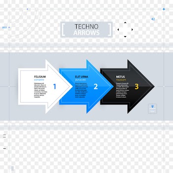 Arrow Diagram Chart - Vector PPT arrow 