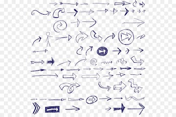 Arrow Drawing Clip art - All kinds of hand-drawn arrow 