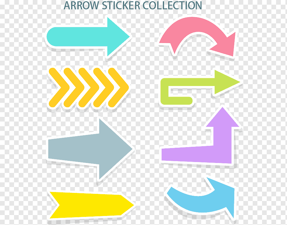 Arrow Euclidean, Combination of colored arrows, angle, text, color png