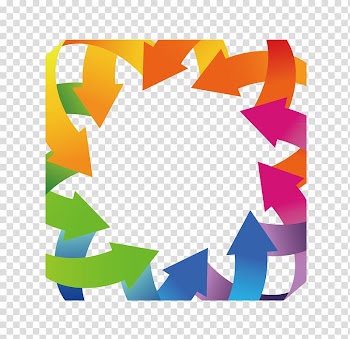 Arrow Euclidean Illustration, Color cartoon arrows transparent background PNG clipart