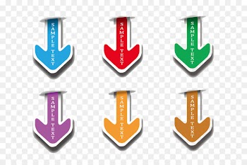Arrow Euclidean vector Arah - Creative downward direction arrow vector 