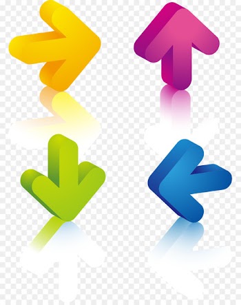 Arrow Euclidean vector Arah - Each direction arrow 