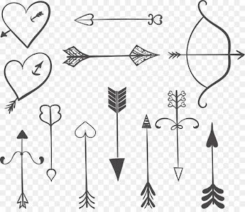 Arrow Euclidean vector Download Arah Gratis - Vector painted stone mandrel archery 
