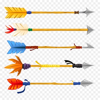 Arrow Euclidean vector Feather - Vector feather arrows 