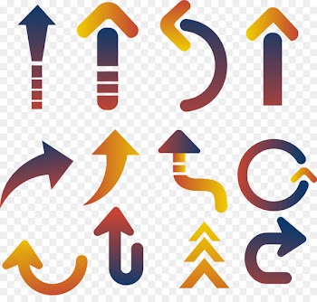 Arrow Euclidean vector Gradient - Gradient Flow Arrow 