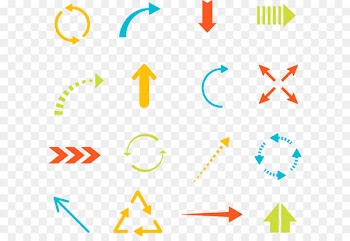 Arrow Euclidean vector Icon - A variety of shapes arrow 