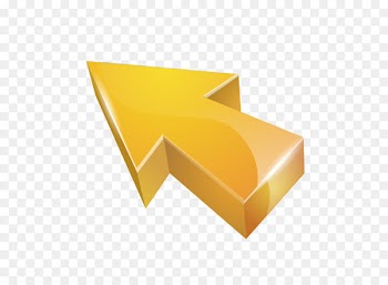 Arrow Euclidean vector Icon - Golden arrow material 