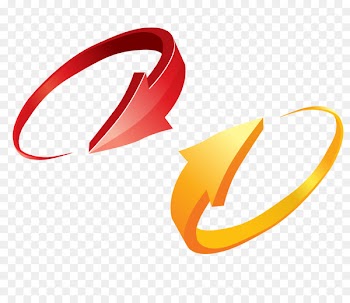 Arrow Euclidean vector Recycling symbol - Vector stereoscopic arrow 