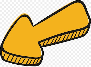Arrow Euclidean vector - Yellow left arrow 