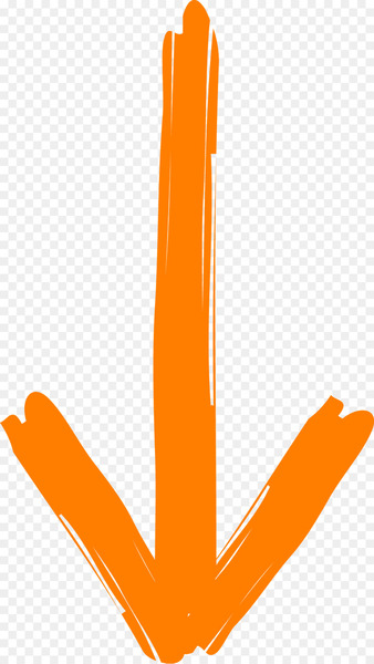 Arrow Folgepfeil Orange Clip art - pfeil 