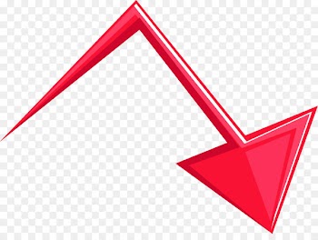 Arrow Geometry - Vector hand-drawn geometric down arrow 