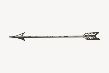 Arrow hand drawn clipart, black | Free Vector - rawpixel