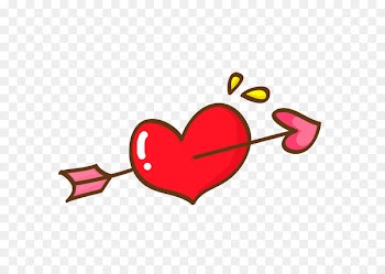 Arrow Heart Clip art - Cartoon stone mandrel Cupid 