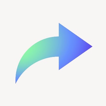 Arrow icon, aesthetic gradient design | Free Icons - rawpixel