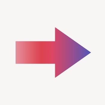 Arrow icon, aesthetic gradient design | Free Icons - rawpixel