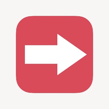 Arrow icon, flat graphic psd | Free Icons - rawpixel
