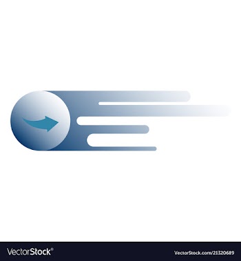 Arrow icon in trendy flat style isolated on grey vector image