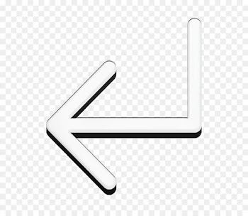 arrow icon left icon subdirectory icon