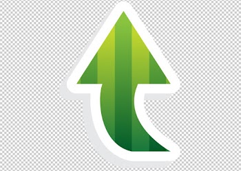 Arrow icon PNG - Green Color