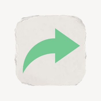 Arrow icon, ripped paper design | Free Icons - rawpixel