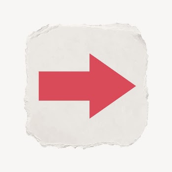 Arrow icon, ripped paper design | Free Icons - rawpixel