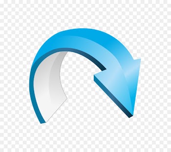 Arrow Icon - Vector Stereo Blue Circle Arrow PNG Image 