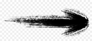 Arrow Ink brush - Black brush arrows 