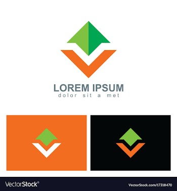  					Arrow letter a company logo vector image														
