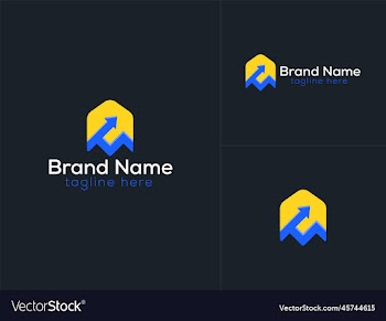 arrow mark logo design - brand logo design